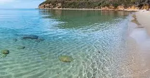 Crystal-clear shallow water at Cala Violina