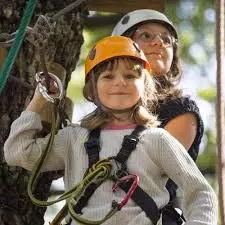 Family enjoying outdoor adventure activities at Castelfalfi