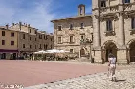 Piazza Grande, historic square in the center of Montepulciano