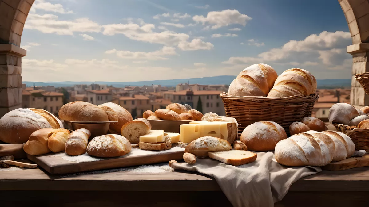 Fresh bread and pastries delivered daily to Podere Setterrati holiday home in Tuscany