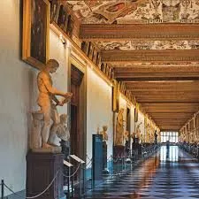 Renaissance artwork displayed in a museum in Florence